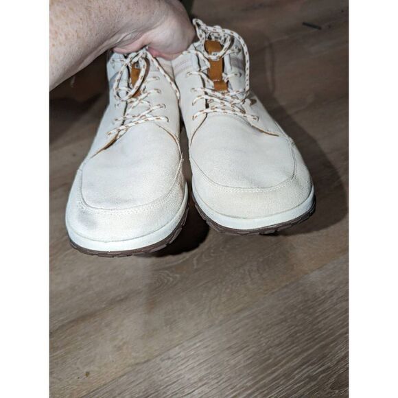 Caterpillar unisex Quest Mid Whitecap Moutons Sneaker White Men's13/Women's 15 - Picture 4 of 16